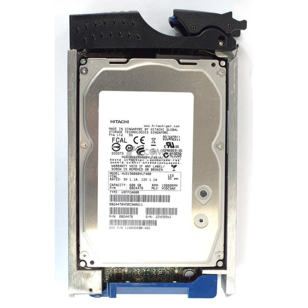 005049033 EMC 600GB 15K 2/4GB FC 3.5 LFF HOT-SWAP FOR CX SERIES